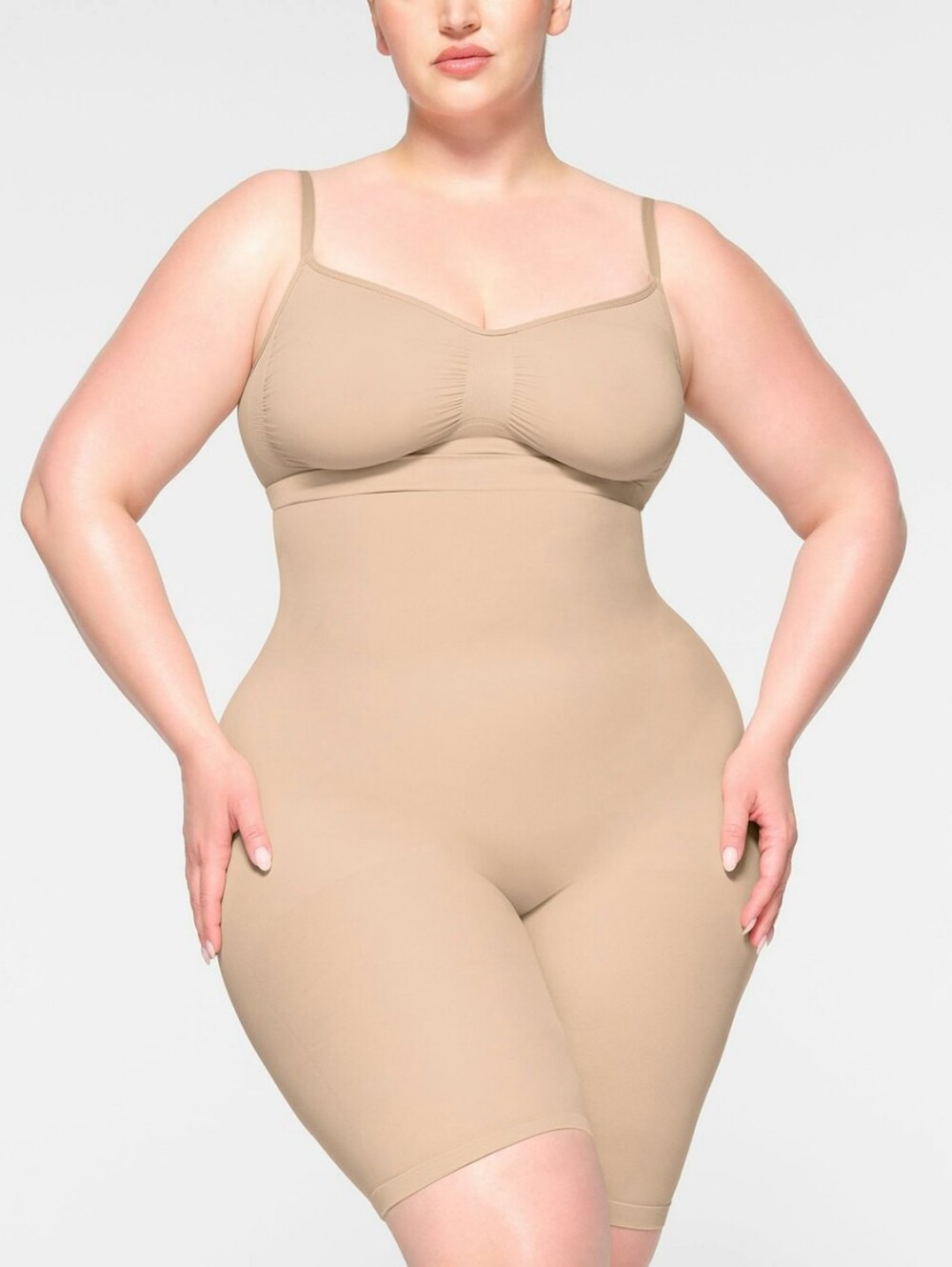 Skims Seamless Sculpt High-Waisted Above The Knee Short